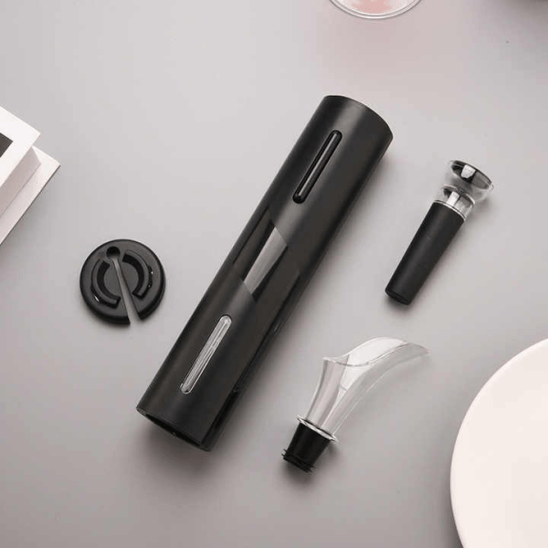Wine Gadget Accessories Rechargeable Red Electric Corkscrew Wine Opener Gift Set With Vacuum Stopper - Image 5