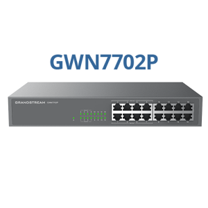 Grandstream GWN7702P Managed PoE+ Switch | 16-Port Gigabit Ethernet