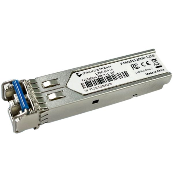 Grandstream F-SM1310-20KM-1.25G SFP Fiber Module – 20KM Single Mode Transceiver