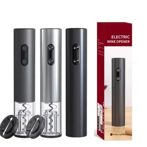 Automatic Electric Wine Bottle Opener – Battery Powered Corkscrew
