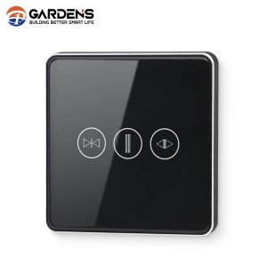 Garden Tuya WiFi Smart Curtain Switch – No Battery, Push Button, Alexa Compatible