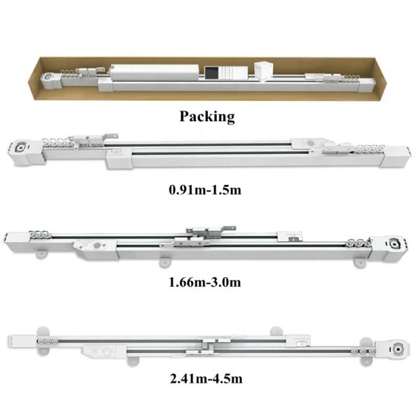 Smart TUYA WiFi Curtain Motor System with Extendable Track – Alexa & Google Compatible - Image 4