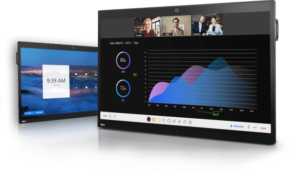 AVer EP65 All-in-One 65-Inch 4K Zoom Rooms Display Solution - Image 3