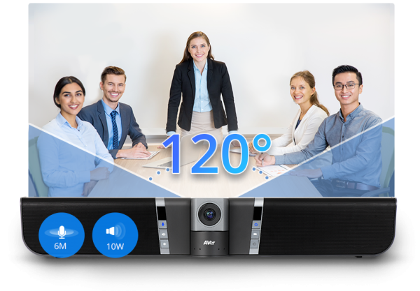 AVer VB342+ All-in-One Conferencing Camera with 4K and Premium Audio - Image 2