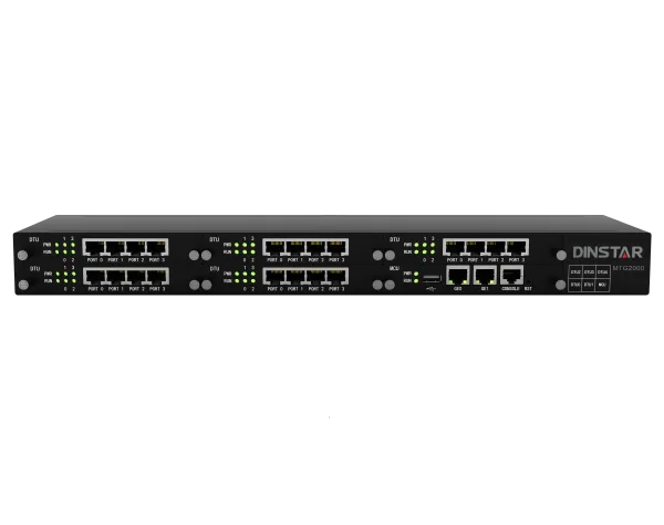 Dinstar MTG2000 Carrier-Grade 16E1/T1 Digital Trunk Gateway – High Capacity VoIP to ISDN Converter - Image 3