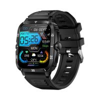 Military-Grade Tactical Smartwatch for Unisex – 2.0″ Big Screen, 3ATM Waterproof, 430mAh Power | Fitness & Call Support