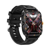 Military-Grade Tactical Smartwatch for Unisex – 2.0″ Big Screen, 3ATM Waterproof, 430mAh Power | Fitness & Call Support