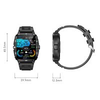 Military-Grade Tactical Smartwatch for Unisex – 2.0″ Big Screen, 3ATM Waterproof, 430mAh Power | Fitness & Call Support