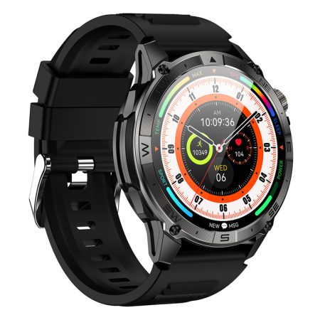 SENBONO HK08 AMOLED GPS Smartwatch for Men – Outdoor Sport Watch with Compass & Altitude Tracking