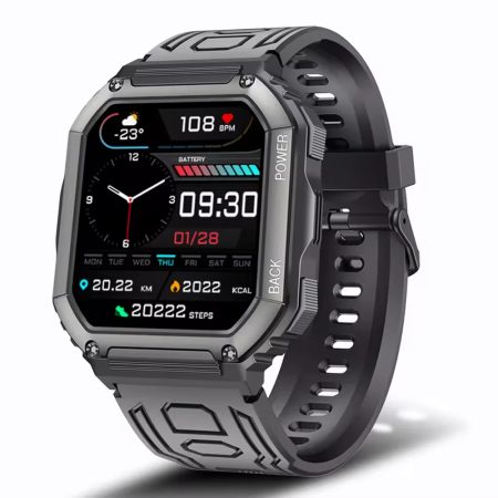SENBONO C20S Smart Watch for Men with Bluetooth Calling, OLED Display & Fitness Tracker