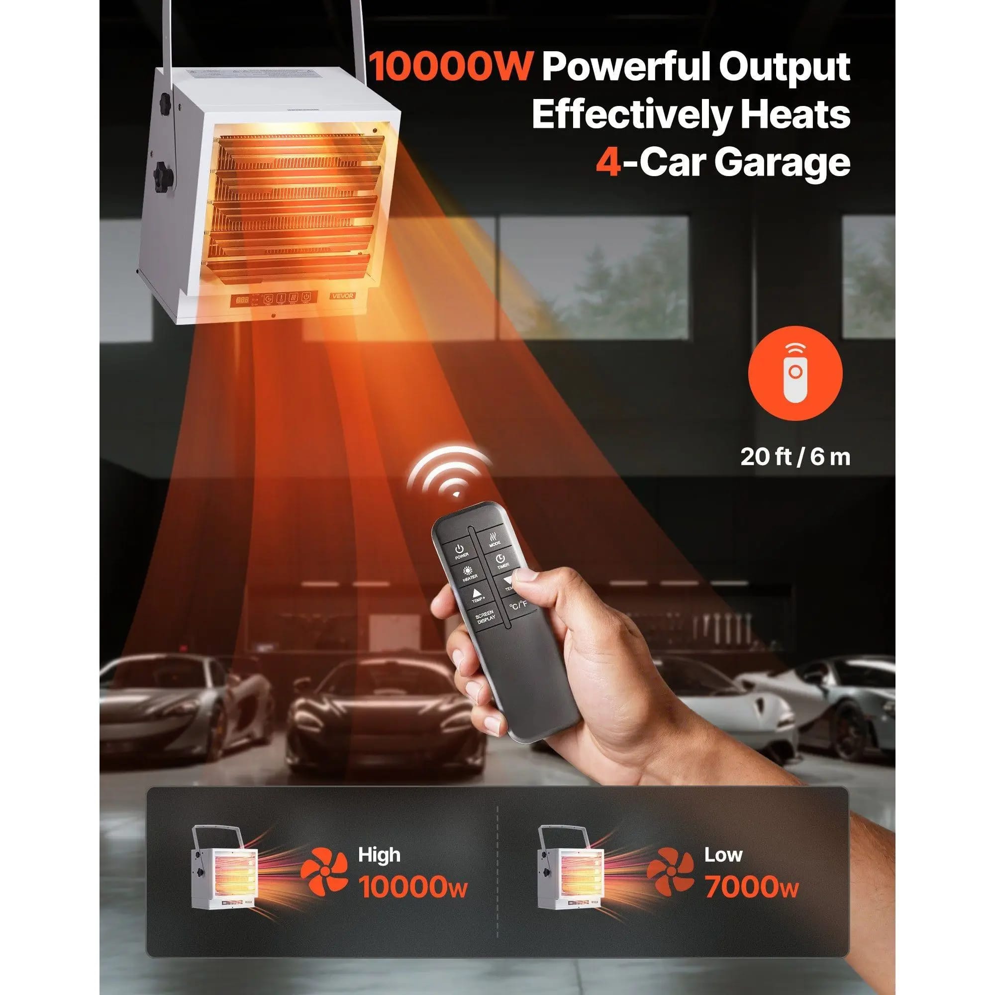 10000W Electric Garage Heater Feature Image 1